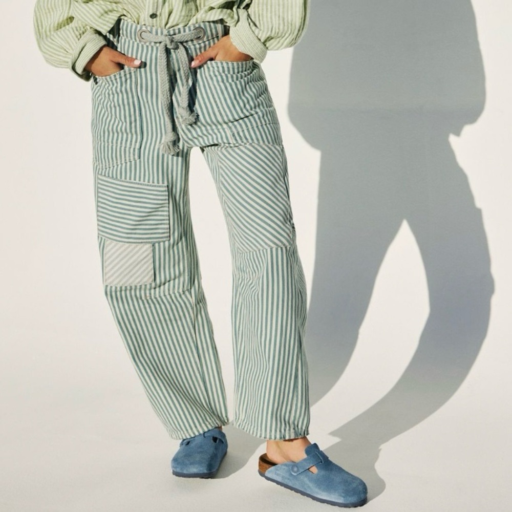 We The Free Moxie Railroad Low Slung Barrel Jeans